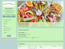 Tablet Screenshot of fiestaacapulcophilly.com